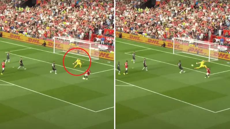 Aaron Ramsdale slammed for strange goalkeeping decision for Antony's Manchester United debut goal