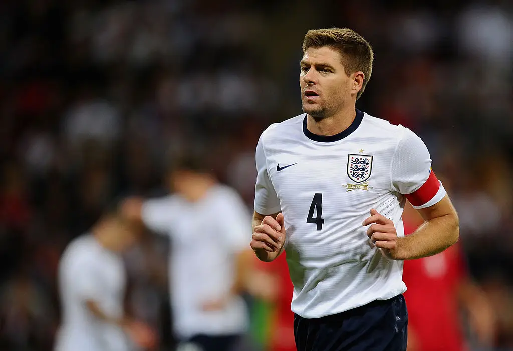 Steven Gerrard in action for England back in 2013 (Credit:Getty)