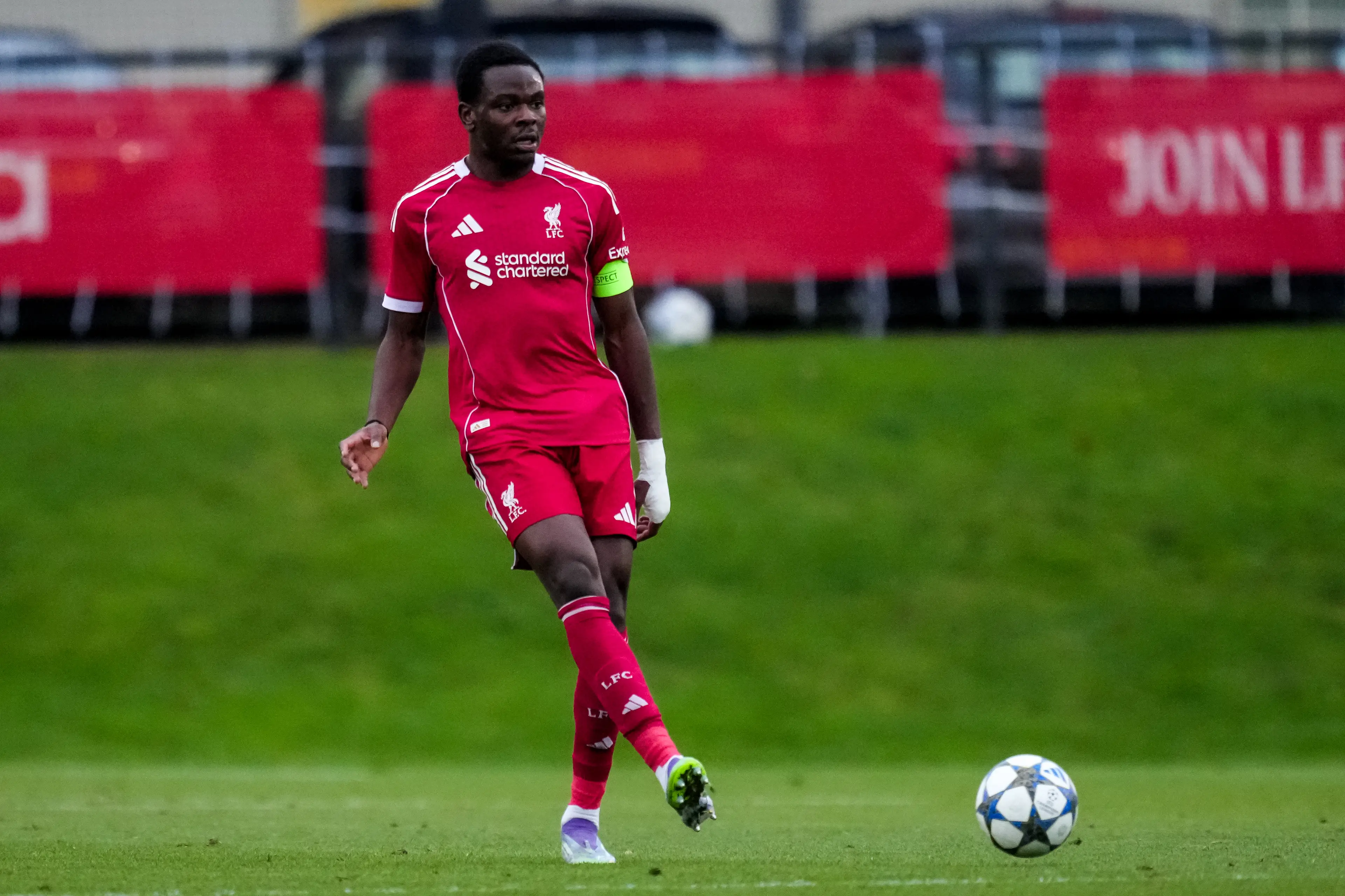 Wellity Lucky in action for Liverpool's under-19s. Image: Getty 