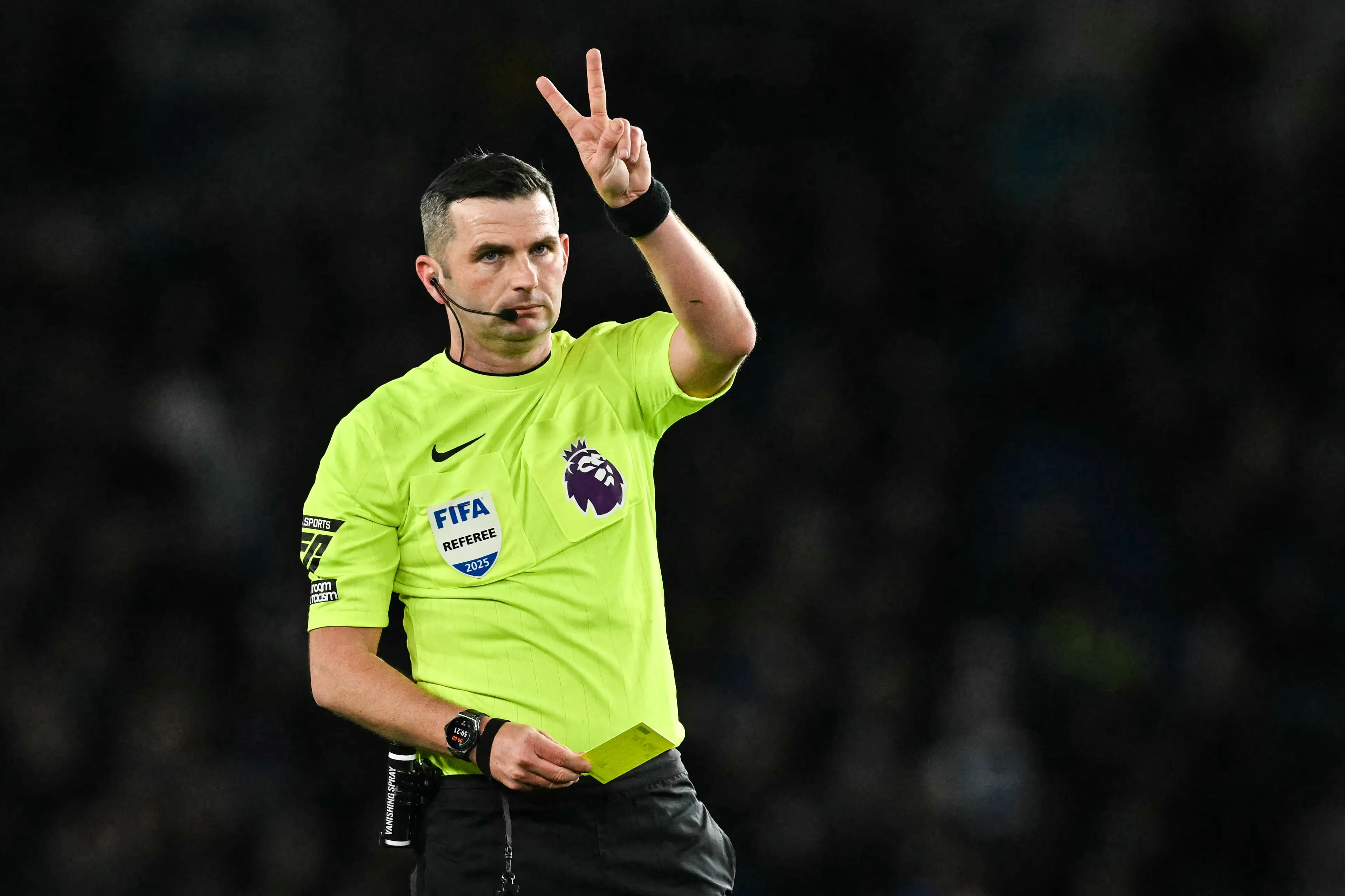 Michael Oliver will take charge of Crystal Palace vs Millwall in the FA Cup. Image: Getty