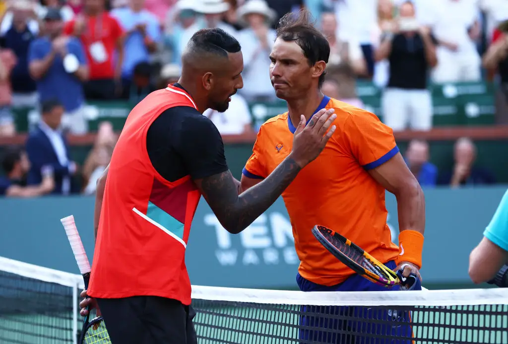 Kyrgios/Nadal- Getty
