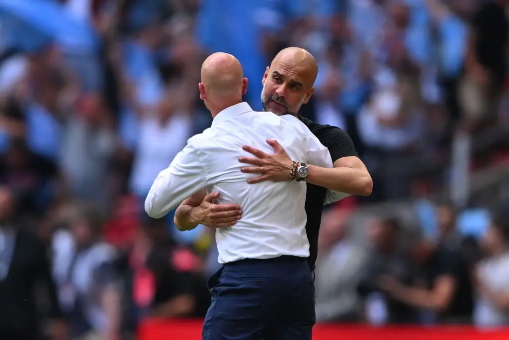 Guardiola and Ten Hag- Getty