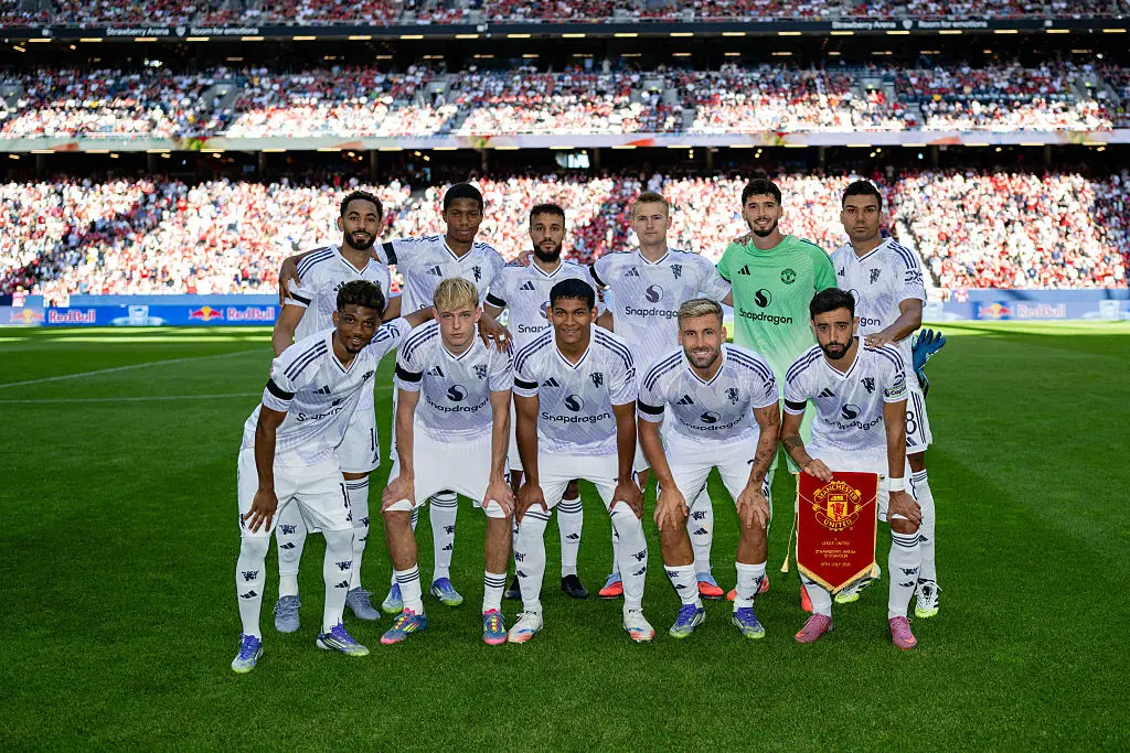 Man Utd played Leeds Utd in Stockholm in July of 2025 (Credit:Getty)