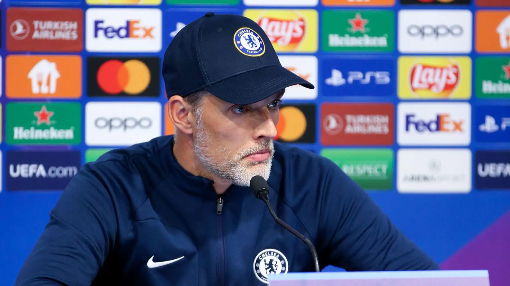 Thomas Tuchel after the loss against Dinamo Zagreb. (Alamy)