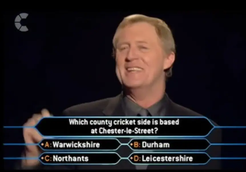 Peter Lee was so close to winning the £1 million jackpot. Image credit: Challenge/Who Wants To Be A Millionaire. 