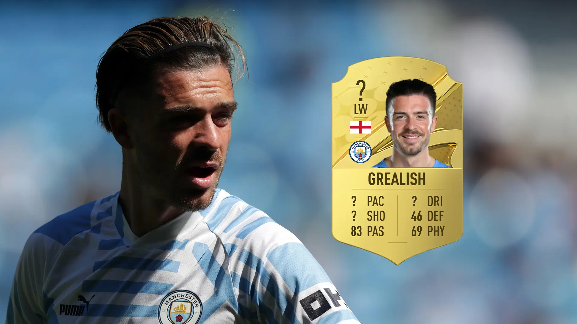 EA Sports reveal first Manchester City player rating as Jack Grealish's FIFA 23 statistics are showcased
