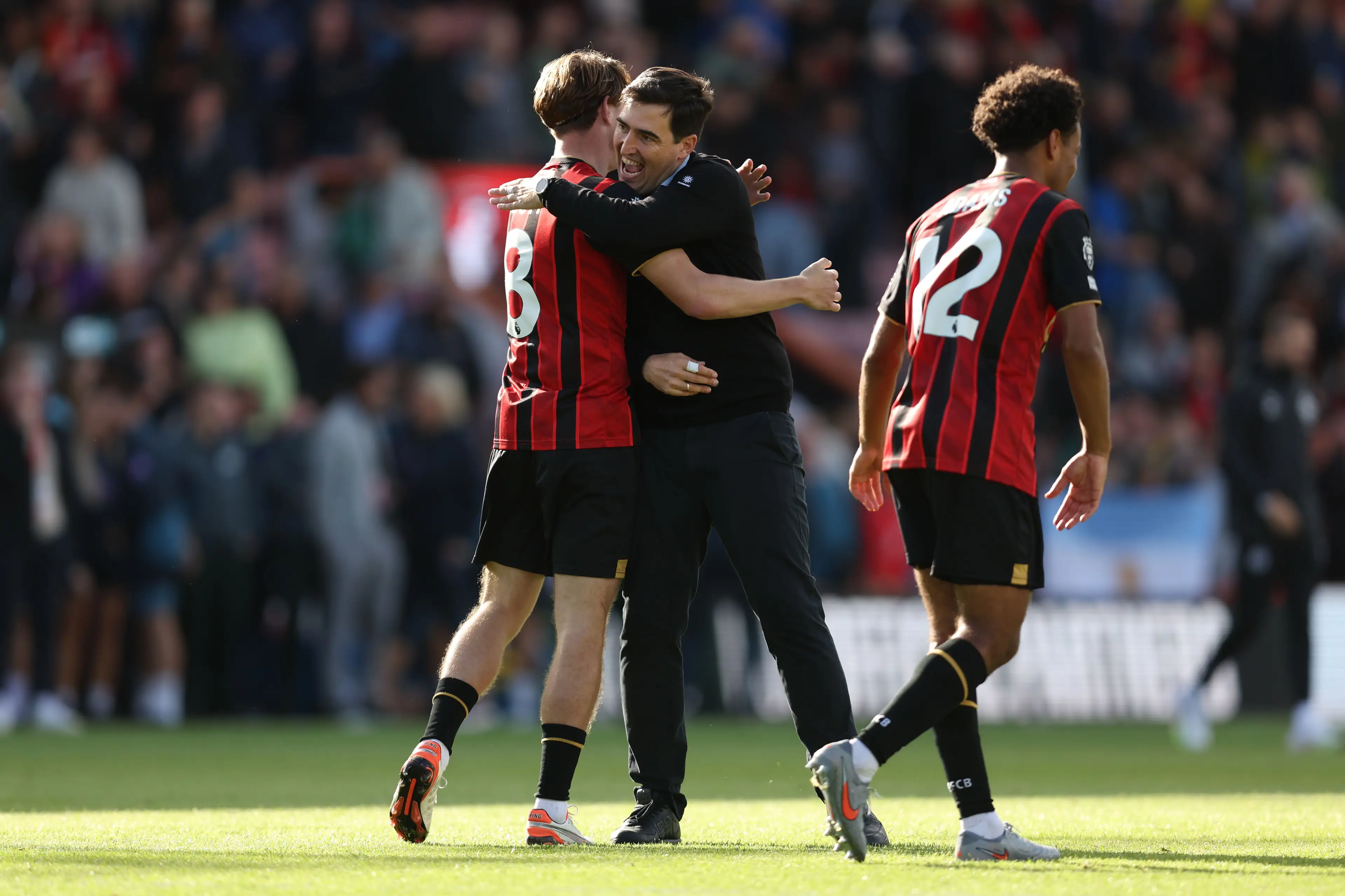 Iraola is a big fan of Alex Scott. Image credit: Getty