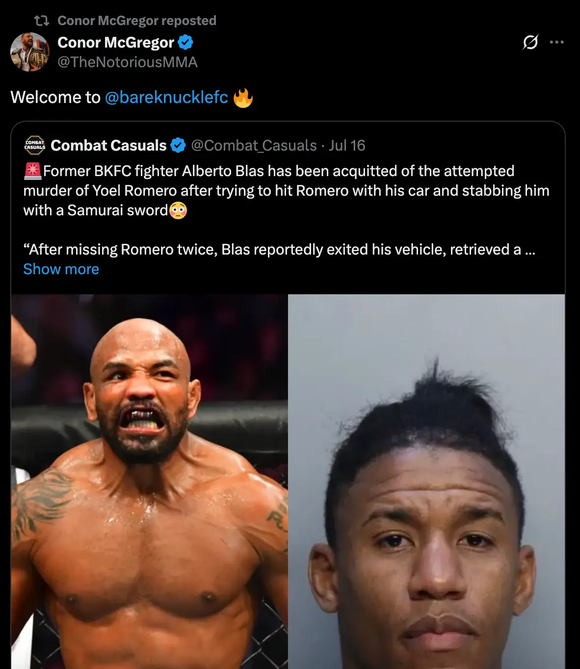 Image: Twitter/@TheNotoriousMMA