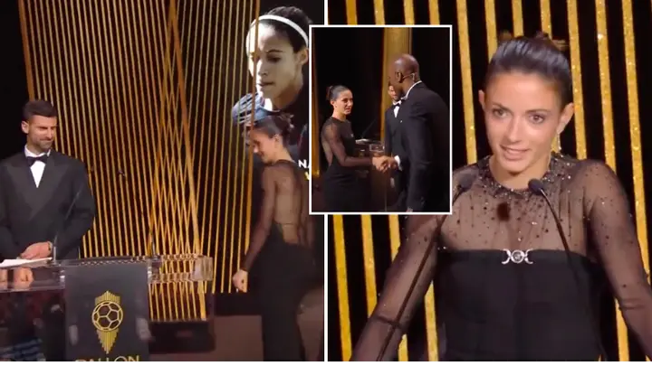 Major error spotted during Ballon d'Or ceremony that caused embarrassing moment for organisers