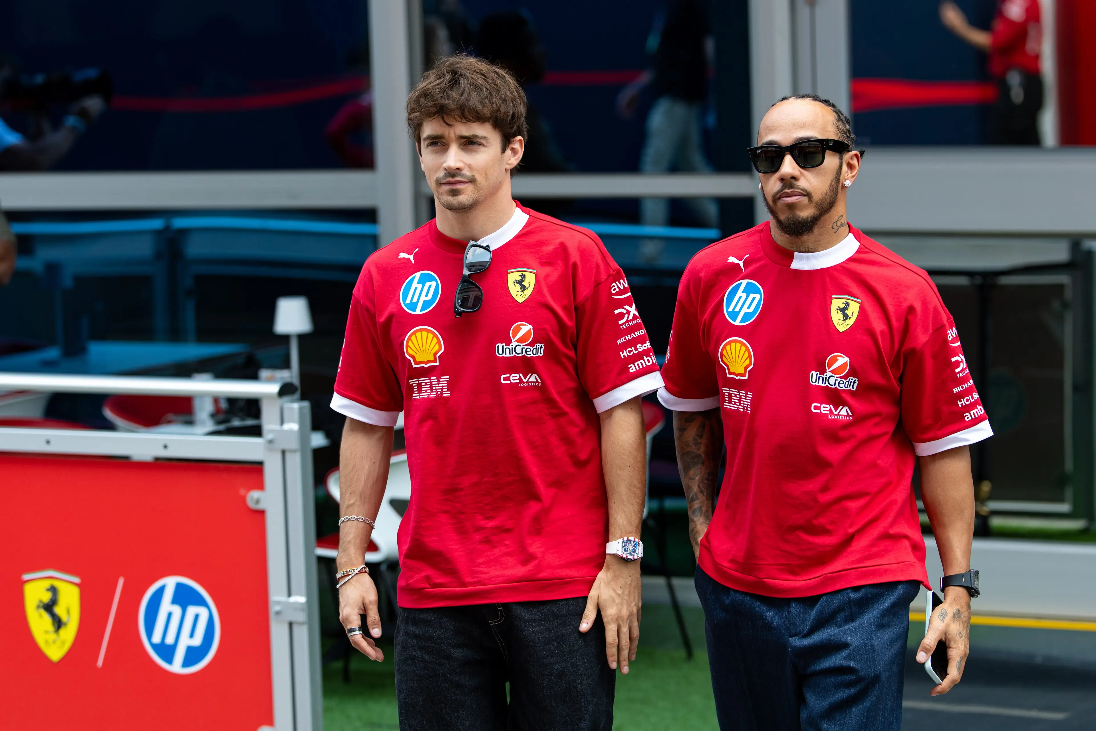 DTS season 8 shows Charles Leclerc and Lewis Hamilton's struggles at Ferrari (Image: Getty)