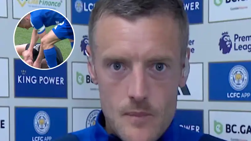 Jamie Vardy breaks his silence after leaving fans in total disbelief over what he did to referee during Southampton game