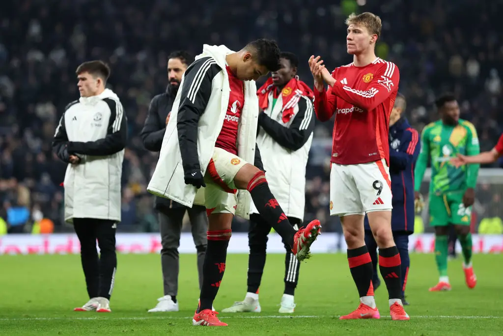 United lost 1-0 to Spurs at the Tottenham Hotspur Stadium (Image: Getty)