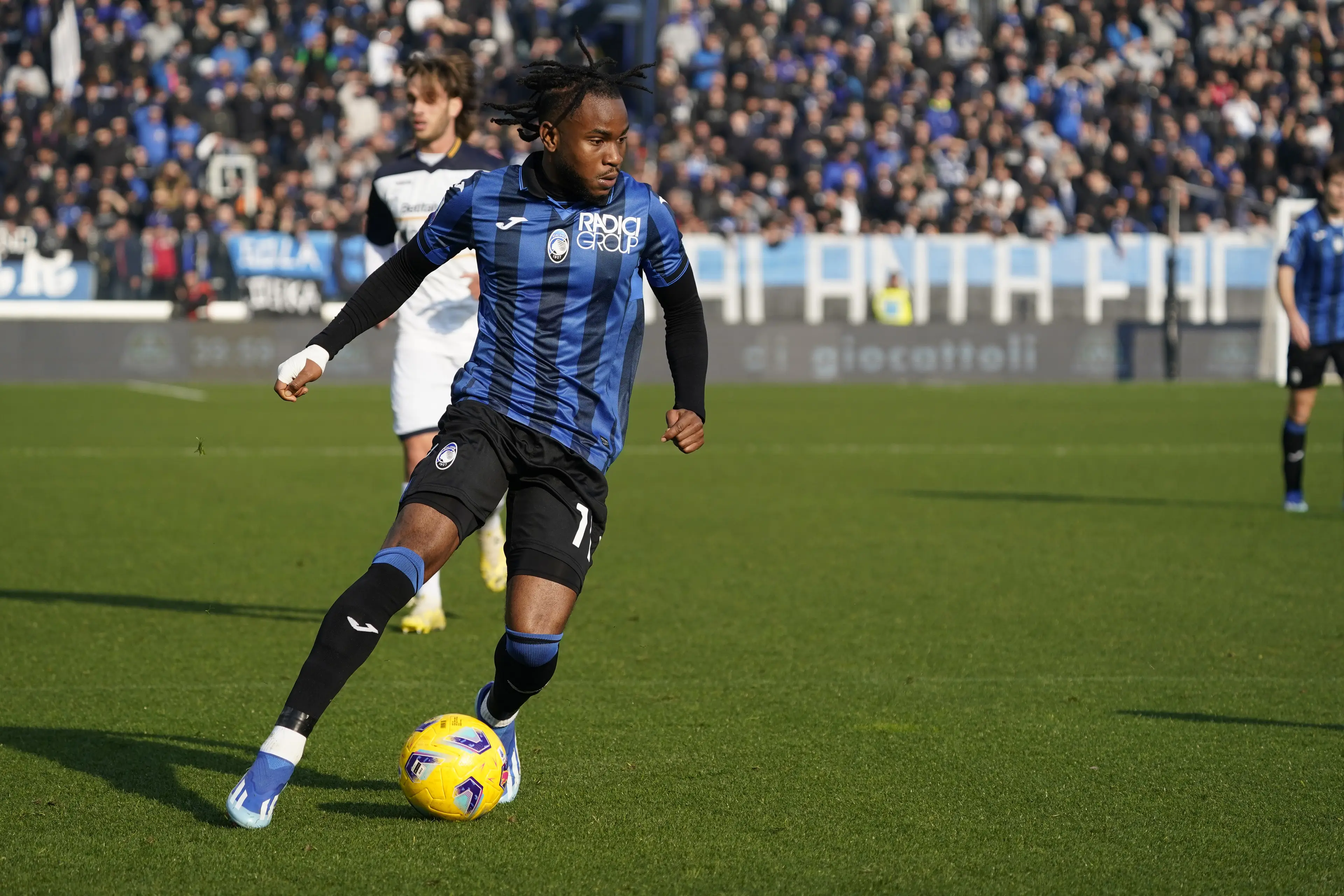 Ademola Lookman in action for Atalanta. Image: Getty