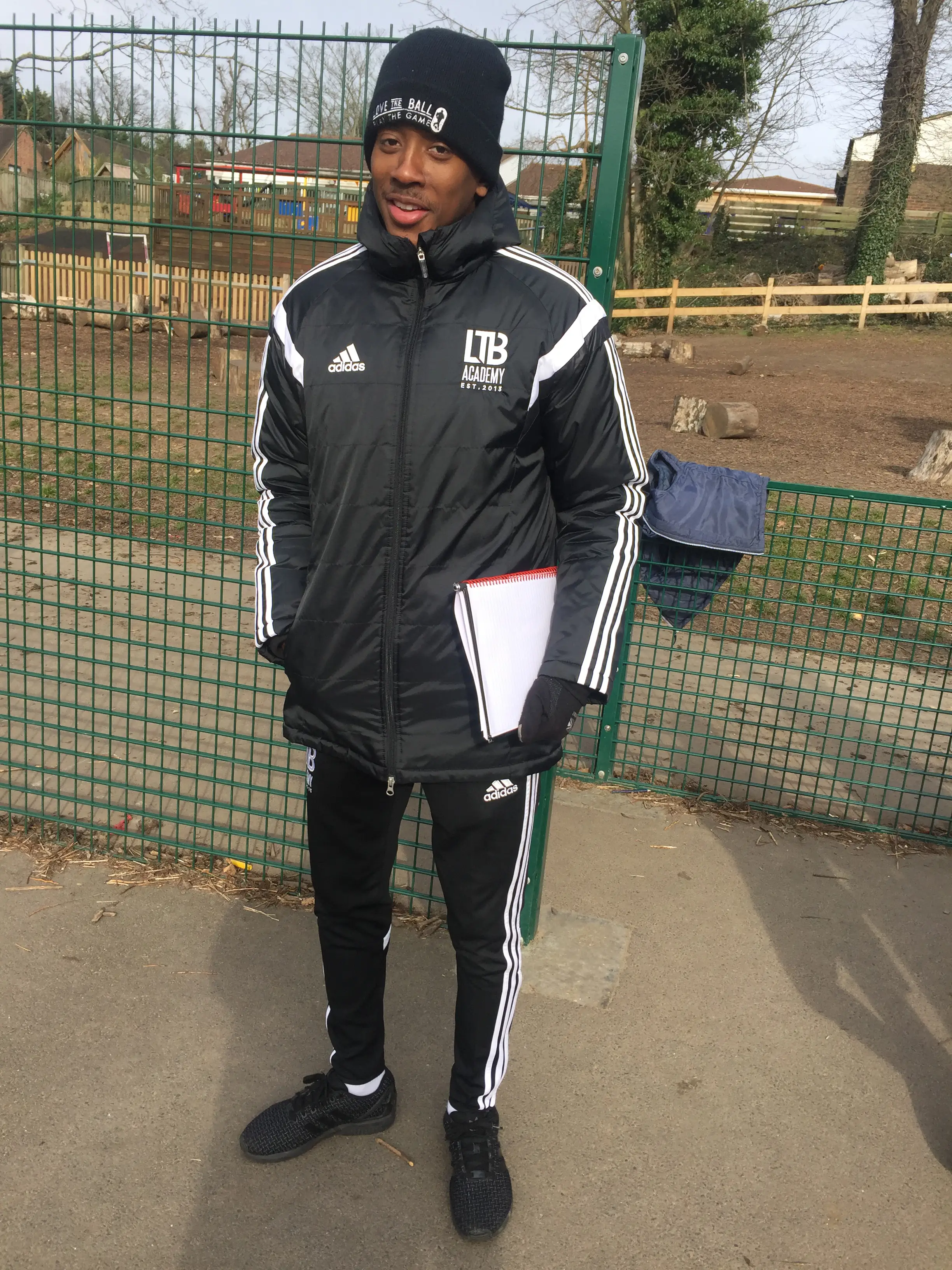 Jamal Lowe during his PE teaching days. Image credit: Instagram/jamzlowe