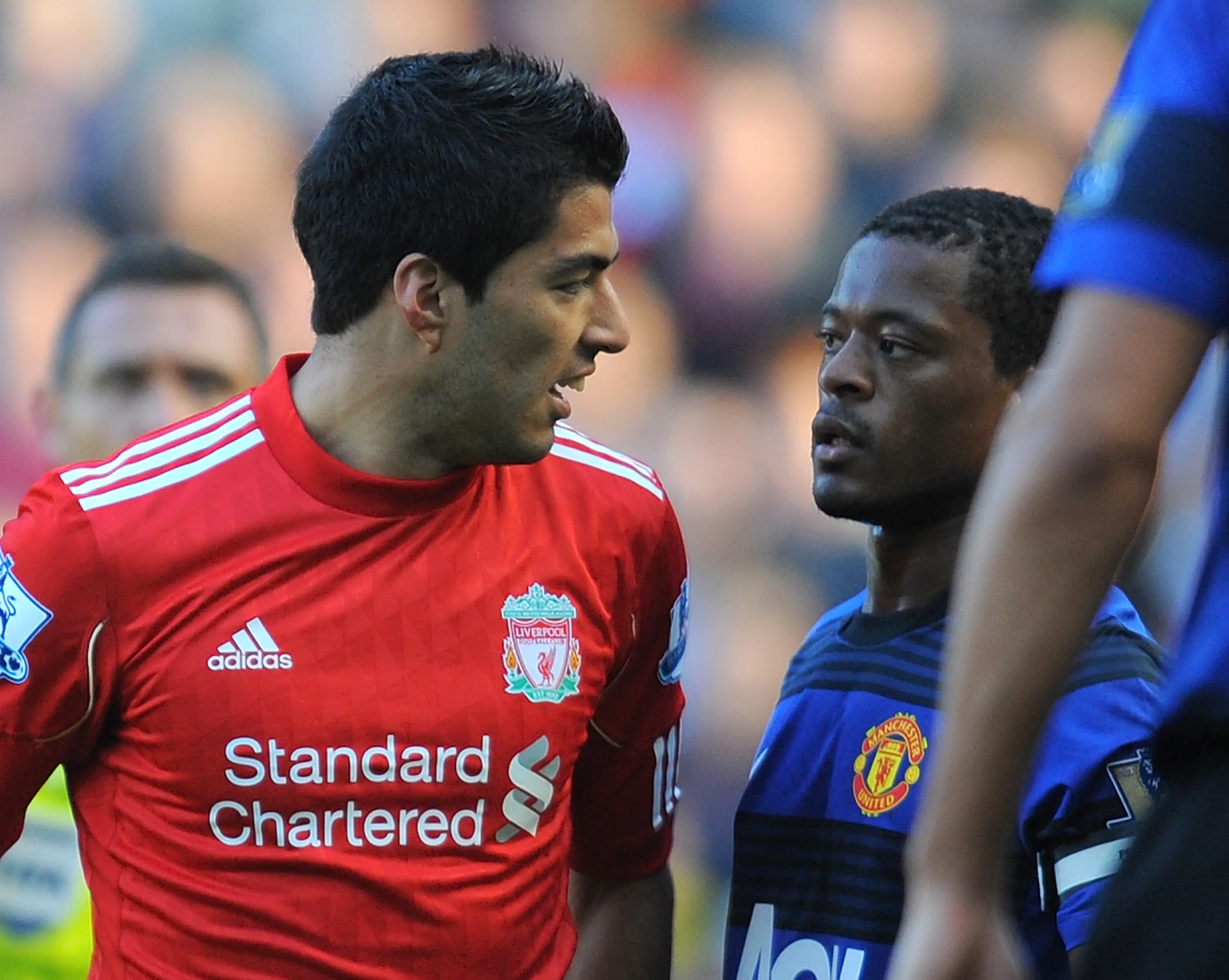 Patrice Evra wants to fight Luis Suarez in his MMA debut. Image: Getty 