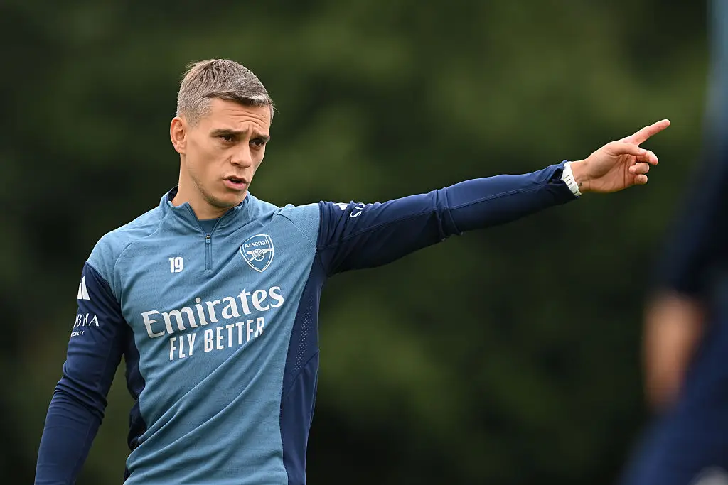 Leandro Trossard has been linked with a move away from Arsenal this summer. (Image: Stuart MacFarlane/Arsenal FC via Getty Images)