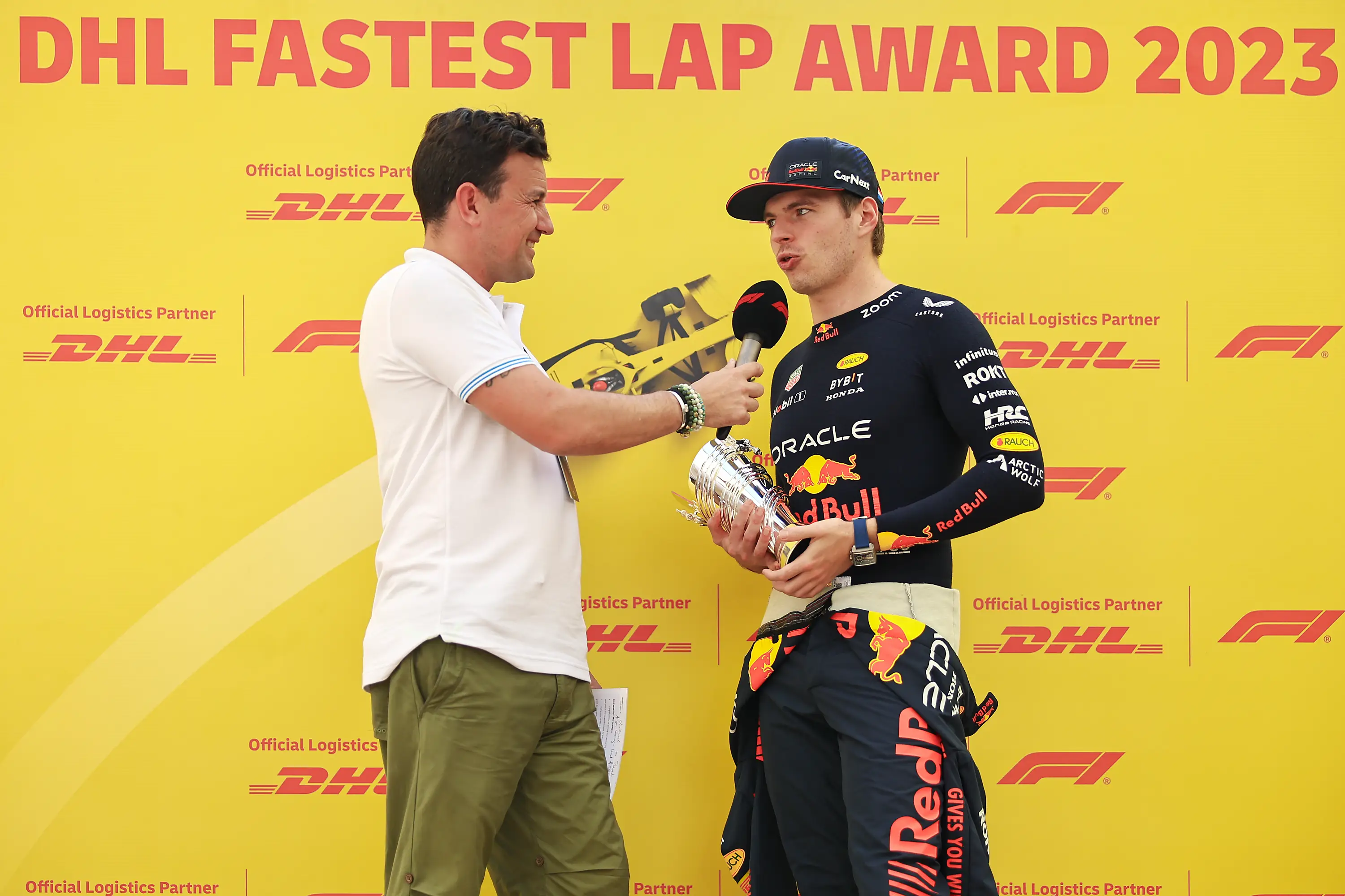 Verstappen and Buxton in 2023- getty