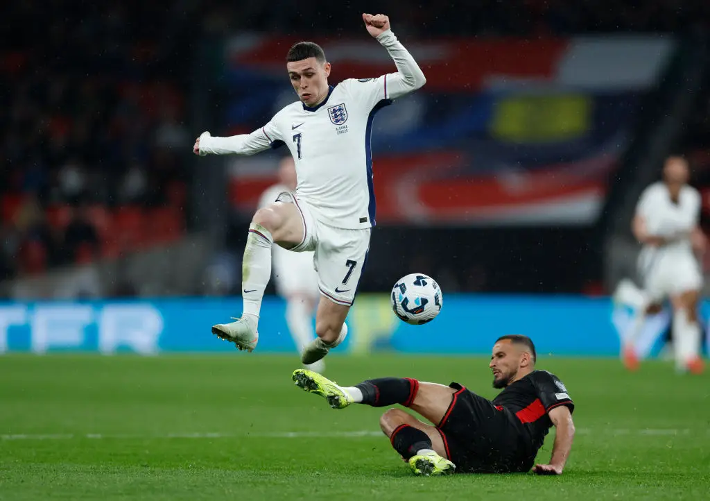 Phil Foden failed to impress against Albania (Credit:Getty)