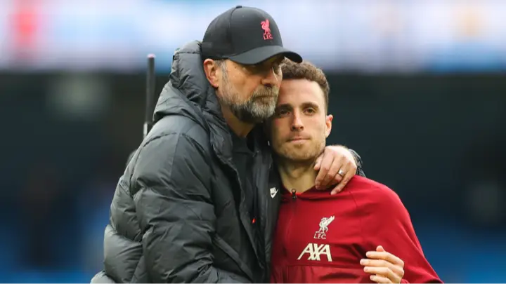 Jurgen Klopp posts heartfelt tribute to Diogo Jota following Liverpool forward's tragic death as he sends message to wife Rute Cardoso