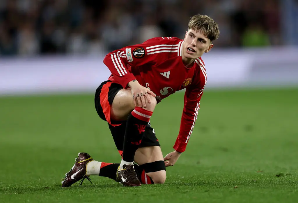 Manchester United fans are not happy with Alejandro Garnacho for his behaviour in recent weeks. (Image: Getty)