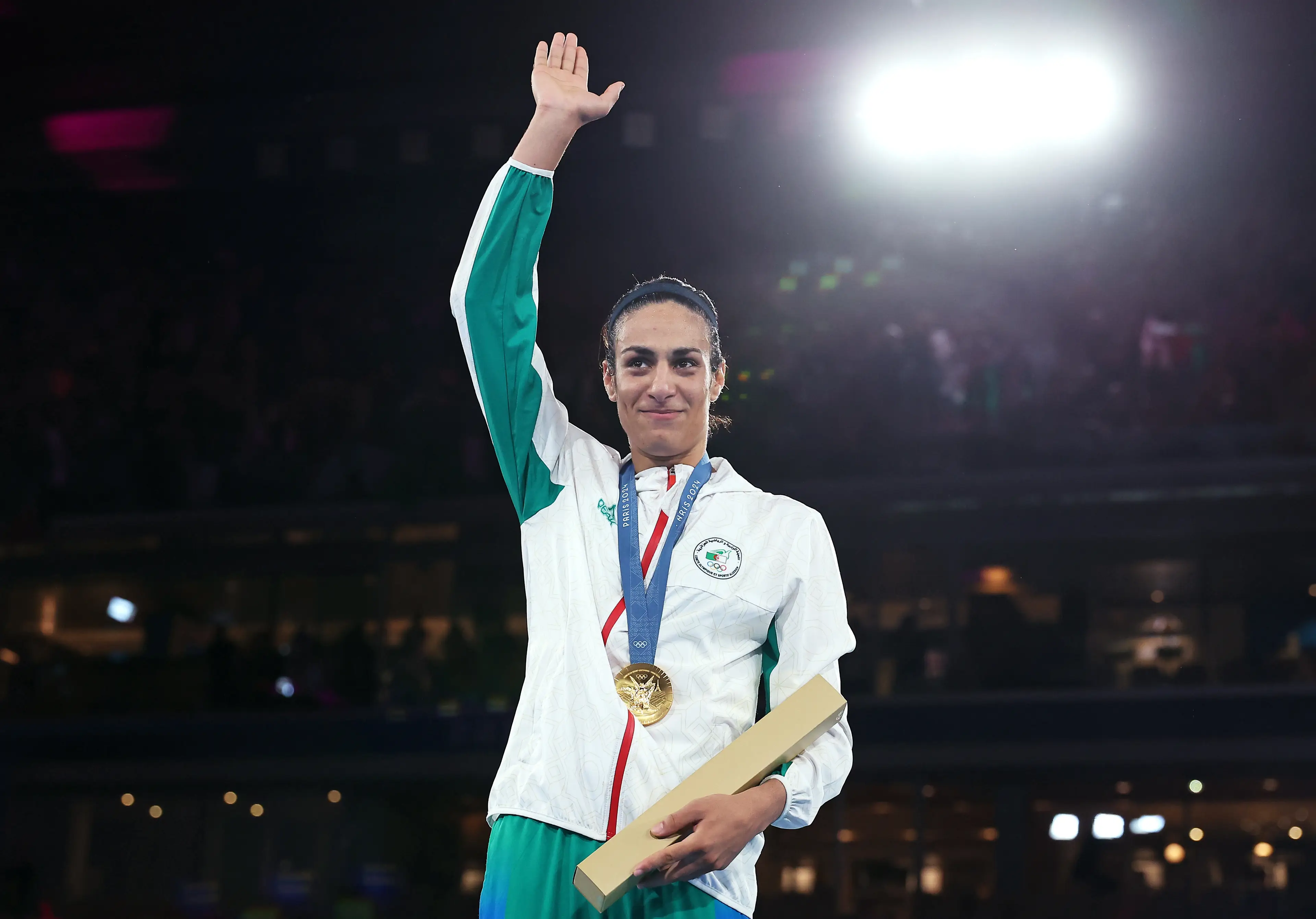 Algerian boxer Imane Khelif.