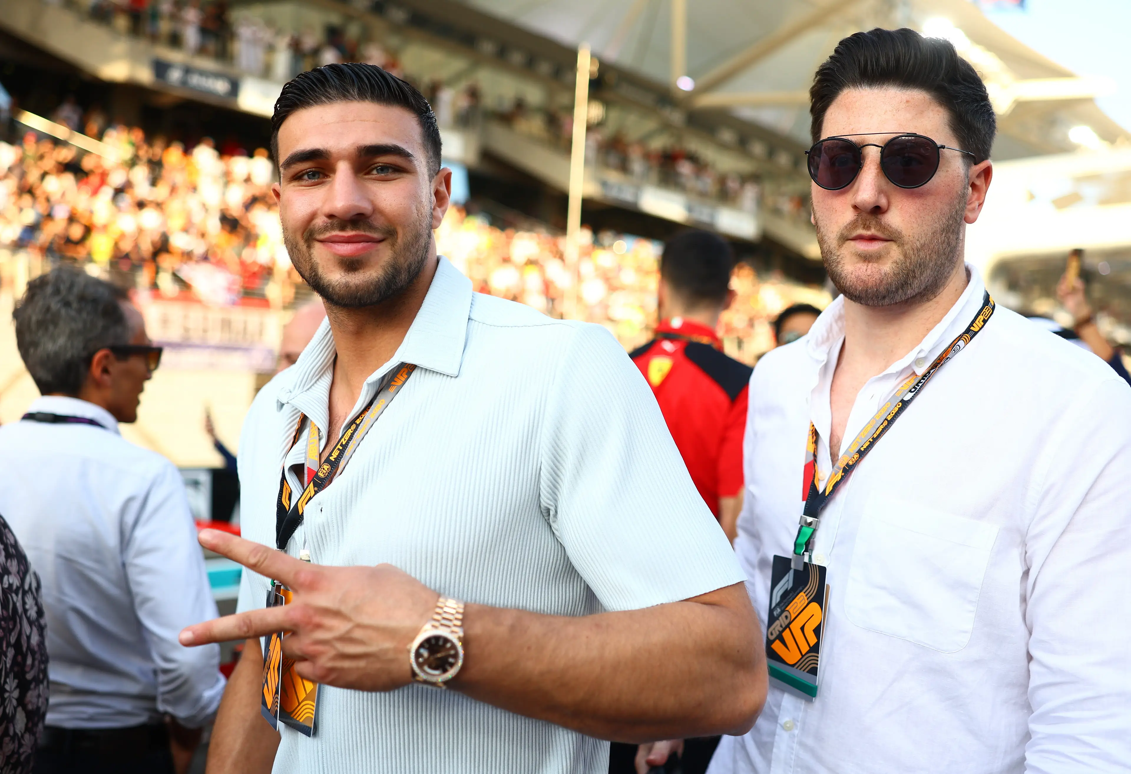 Tommy Fury says he and brother Tyson can't get into the US (Image: Getty)