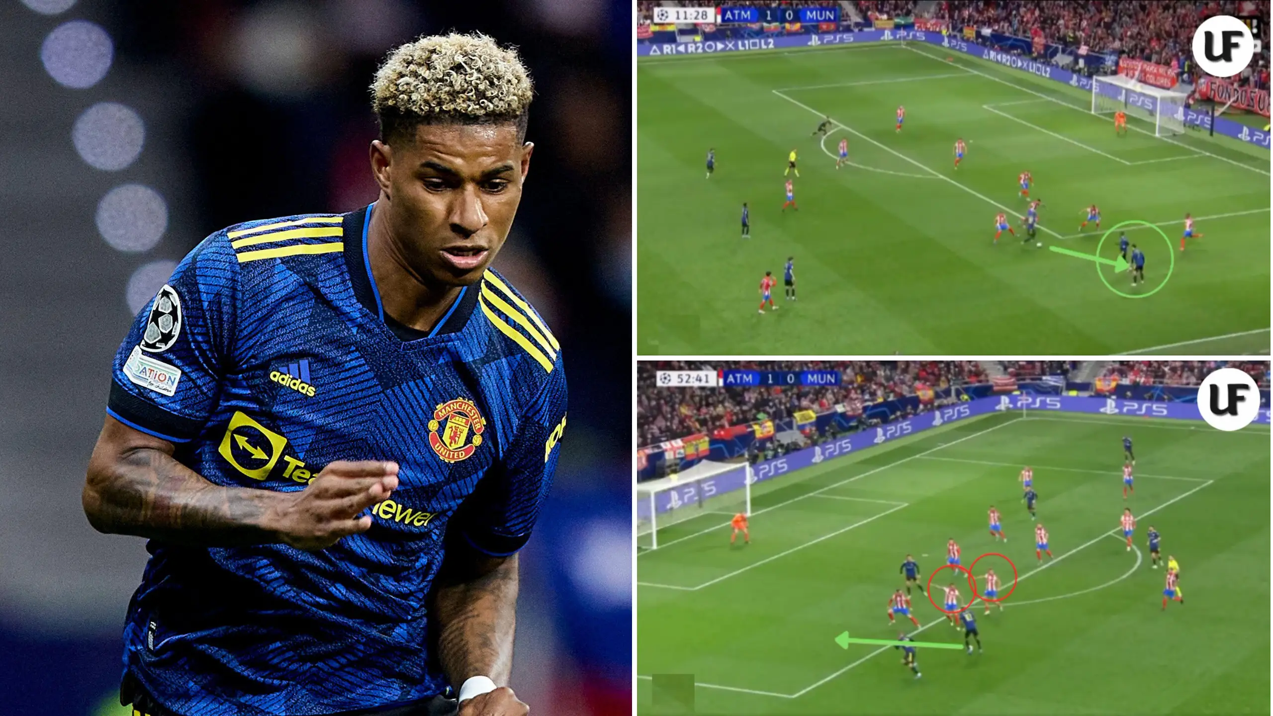 Damning Video Of Marcus Rashford's Decision Making In Attack Is Annoying Manchester United Fans