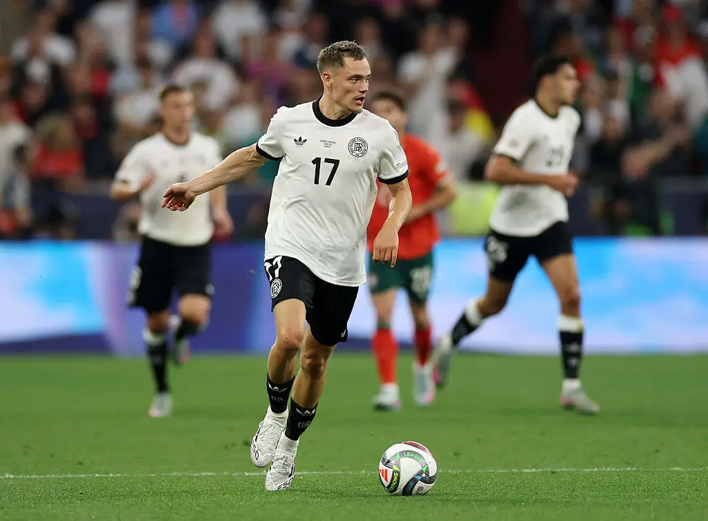 Florian Wirtz impressed during his first half performance in Germany's nations league match with Portugal. (Image: Getty)