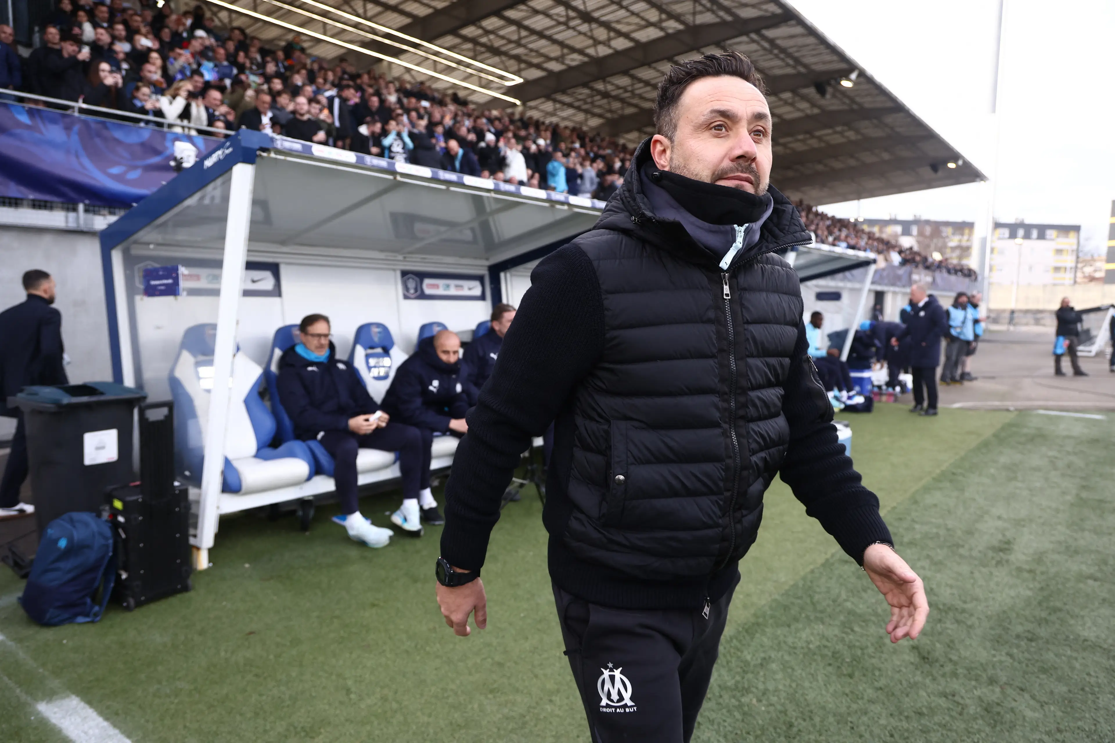 De Zerbi has admirers at Manchester United. Image: Getty