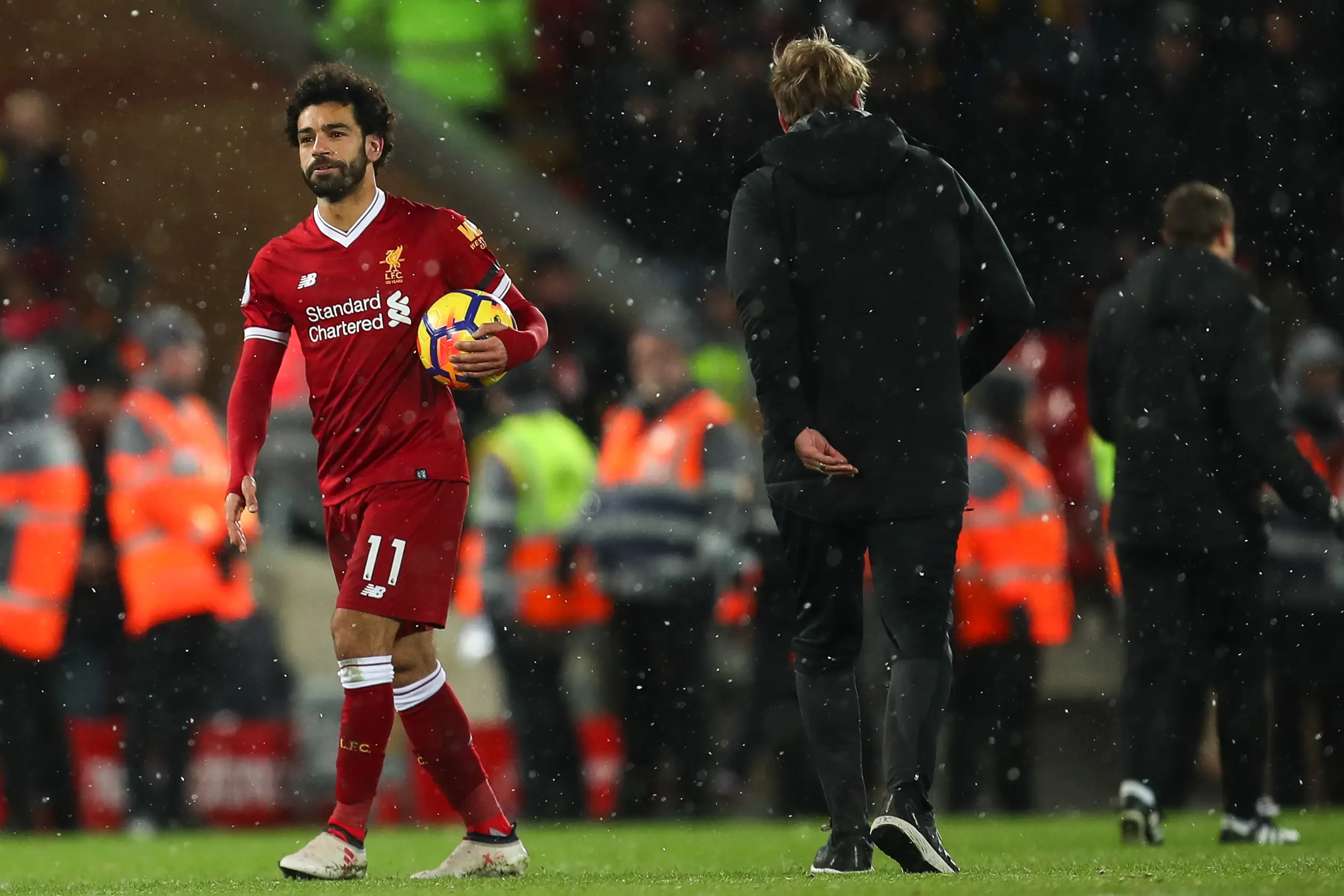 Salah is the FPL record holder for a single gameweek. Image credit: Getty