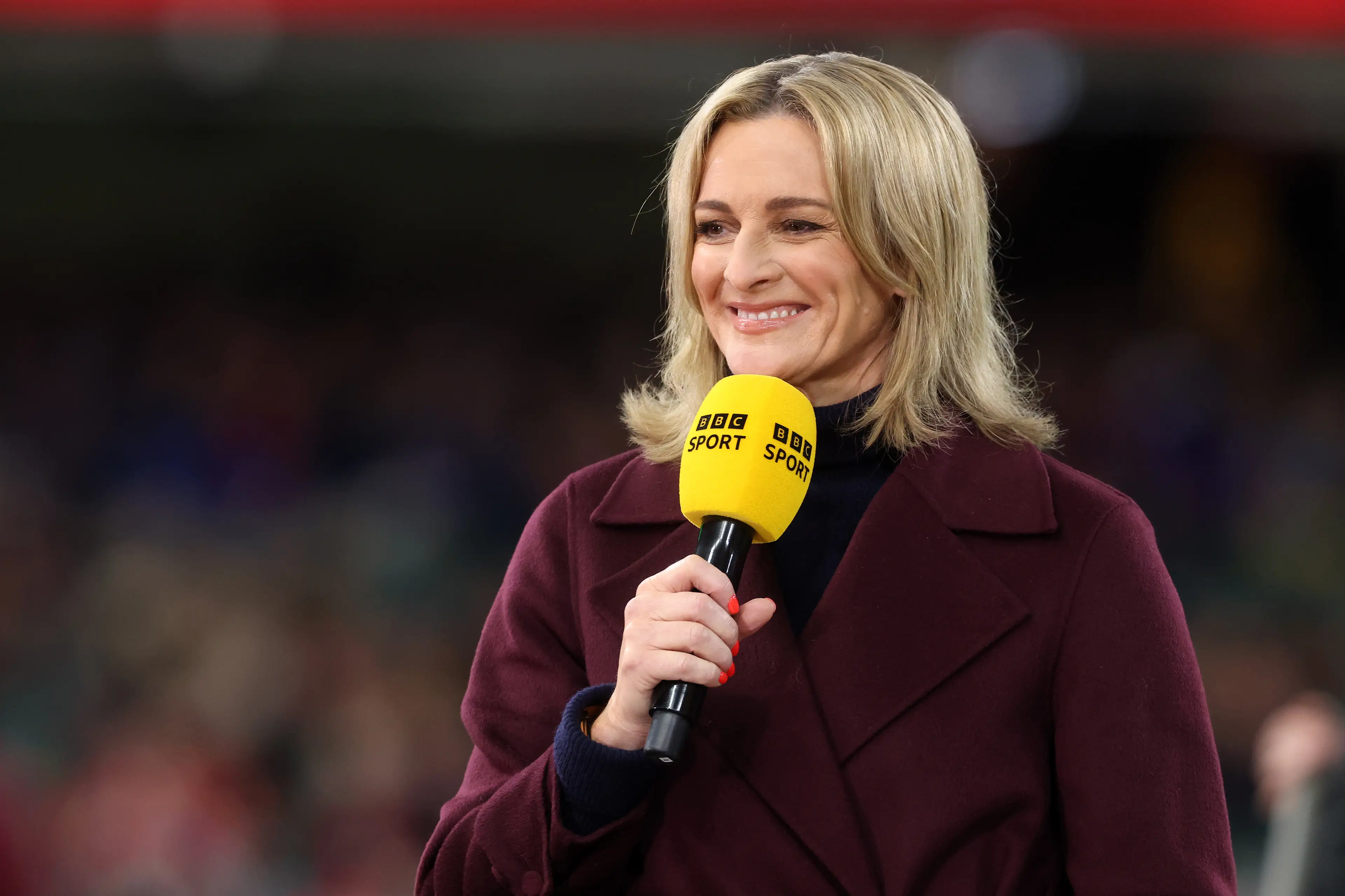 Gabby Logan is expected to be the presenter for the World Cup final. Image credit: Getty