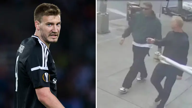 Nicklas Bendtner caught up in horrific knife attack in New York as CCTV footage emerges of incident
