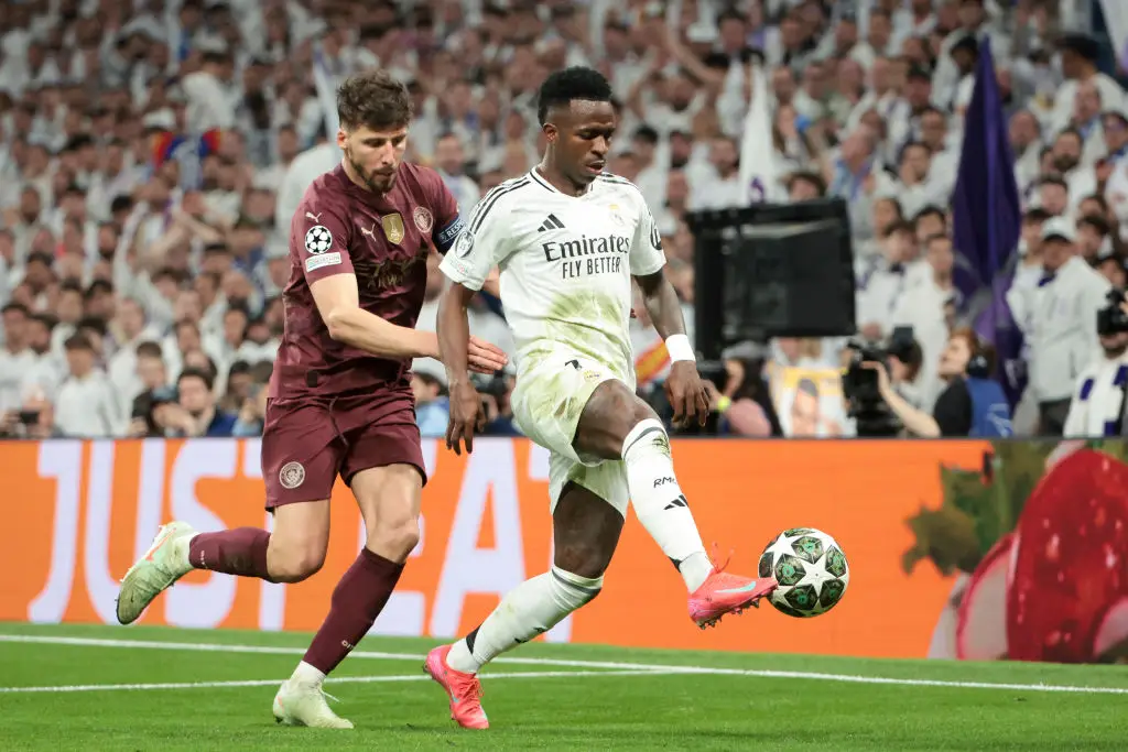 Vini Jr in action against Manchester City (Credit:Getty)