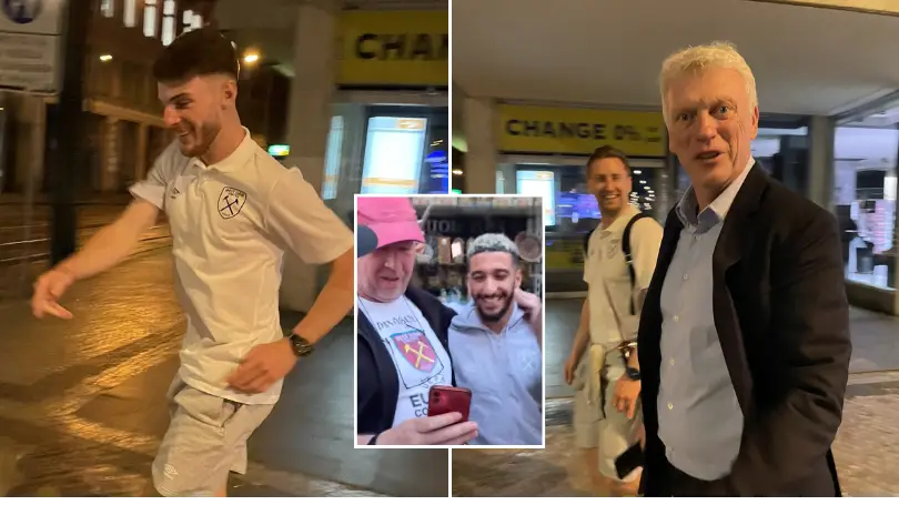 West Ham players spotted on the streets of Prague at 5am after Conference League final win