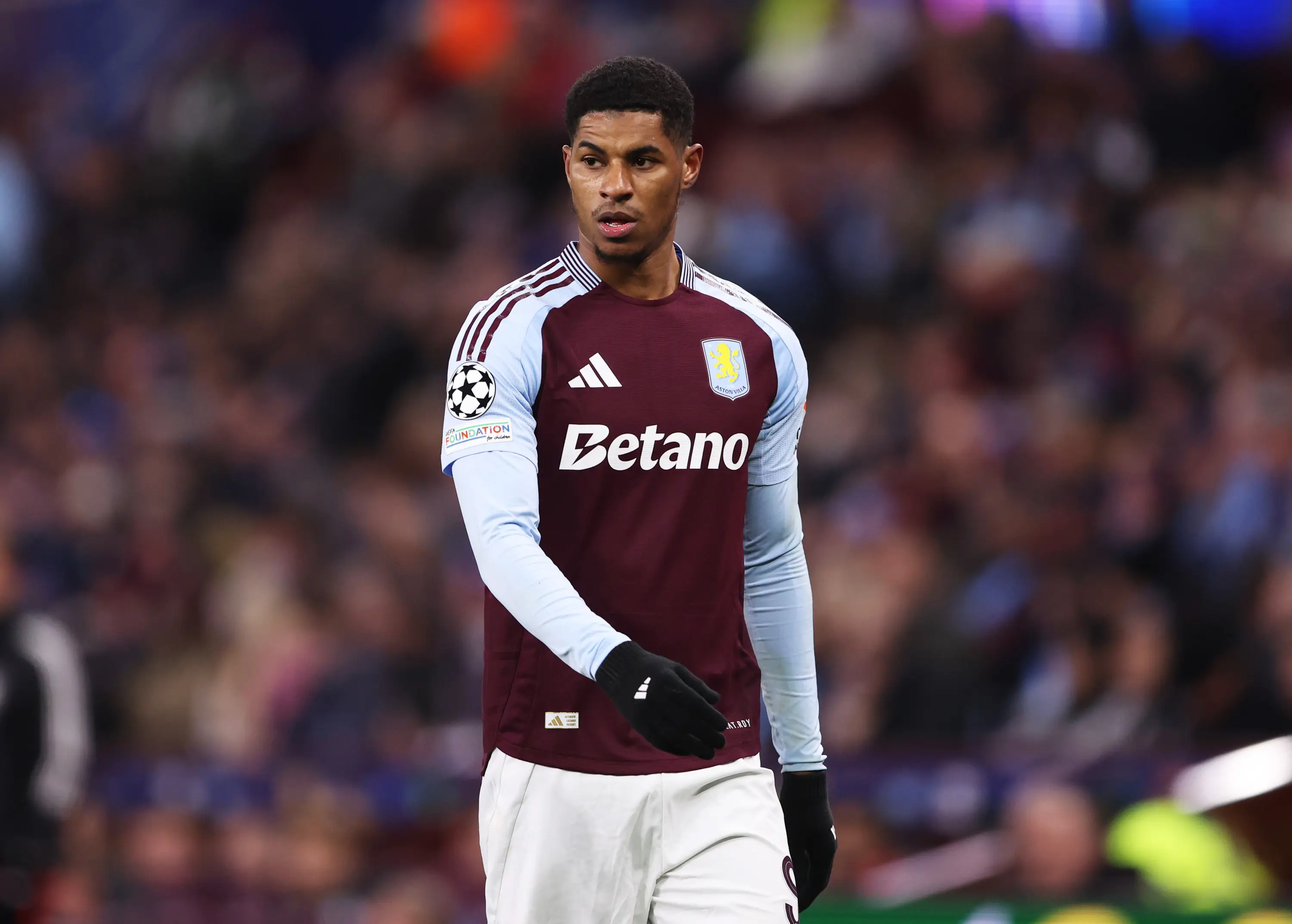 Marcus Rashford has returned to the England squad following his form at Aston Villa. Image: Getty 
