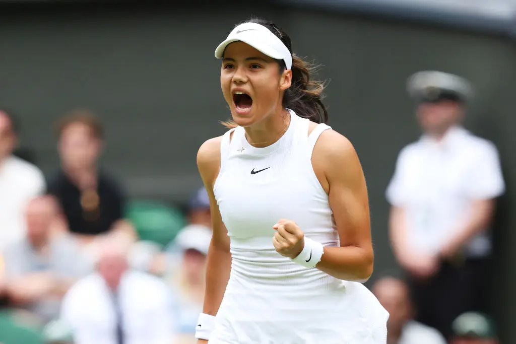 Emma Raducanu will feature at Wimbledon this year. (Image: Getty)