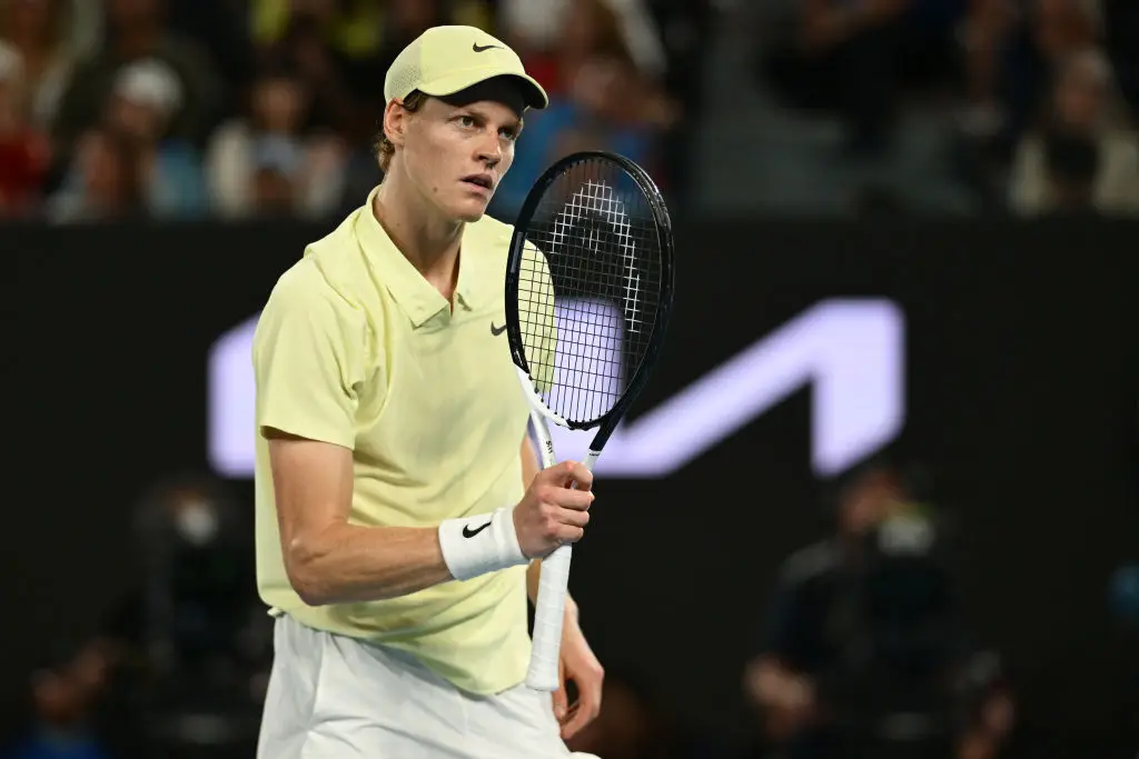 Jannik Sinner accepted an immediate three-month ban from tennis earlier this month after testing positive for clostebol. (Image: Getty)