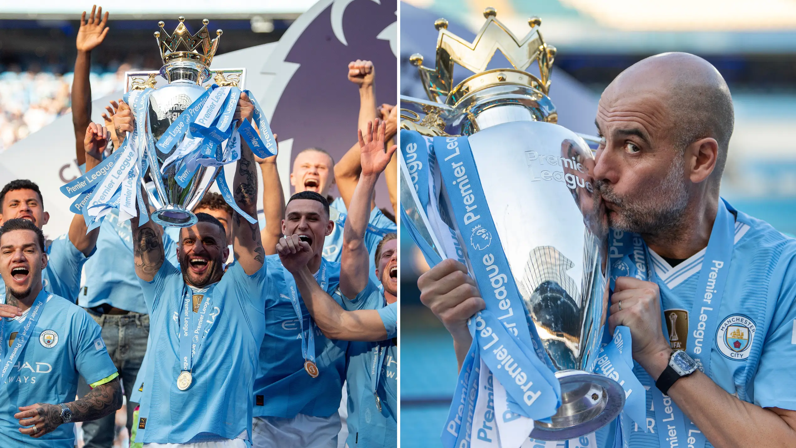 Man City players set to receive huge bonuses for winning fourth consecutive Premier League title
