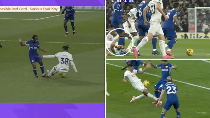 Cristian Romero SENT OFF against Chelsea, this is the craziest game of the season already