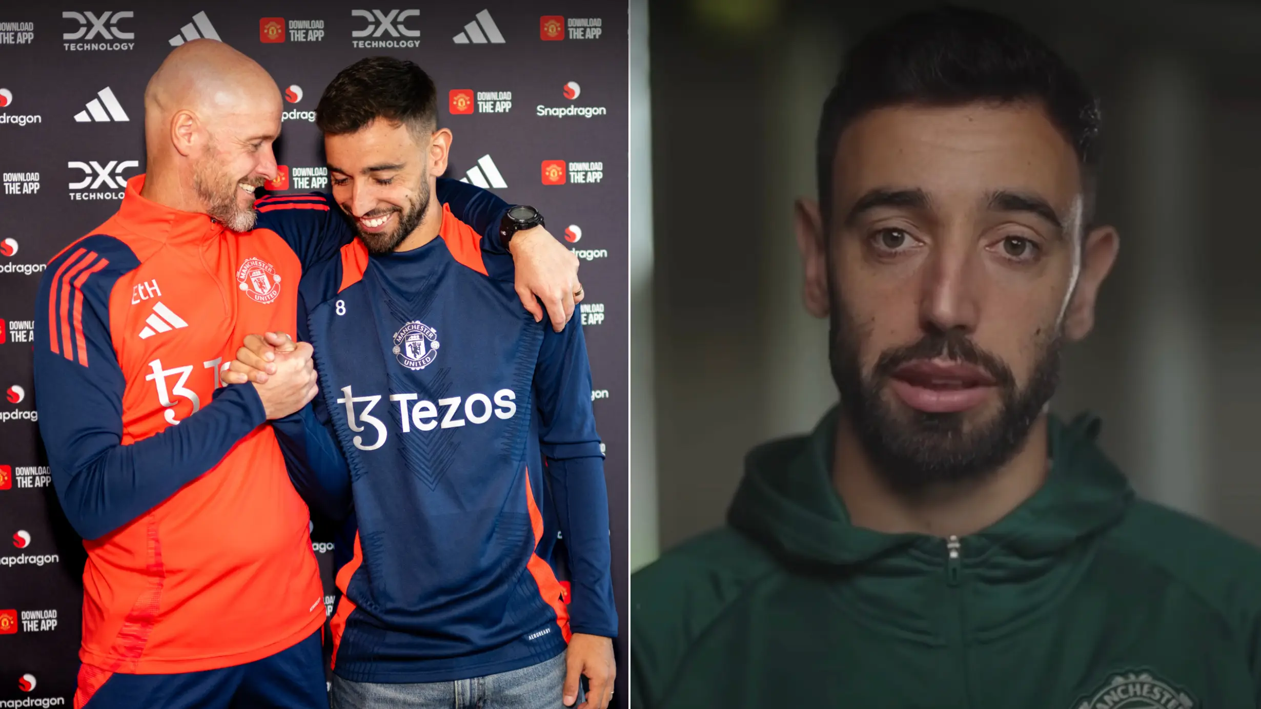 Bruno Fernandes becomes first Man Utd player to react to Erik ten Hag's sacking with official statement