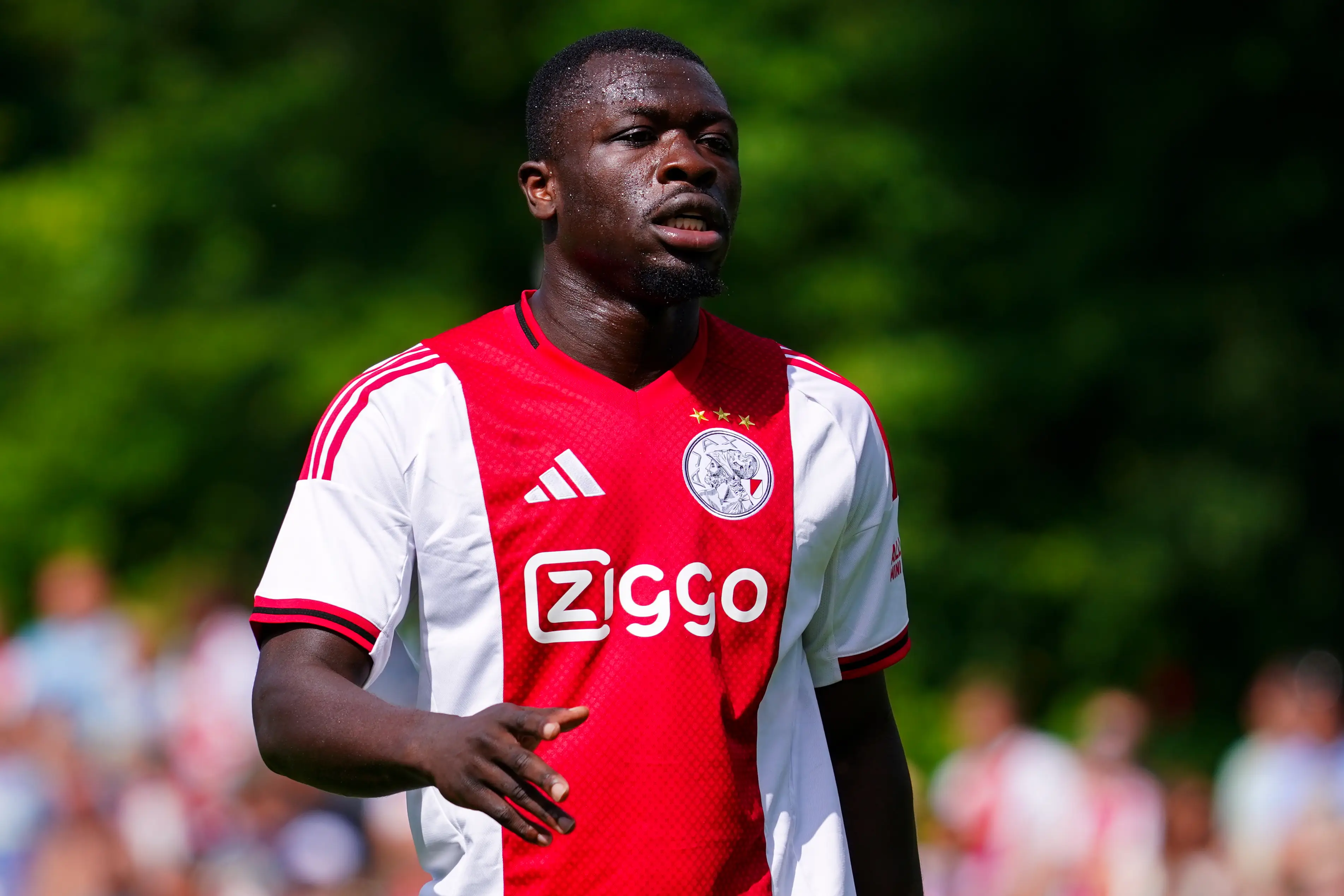 Brian Brobbey is set to replace Marc Guiu, who is set to return to Chelsea. Image: Getty 