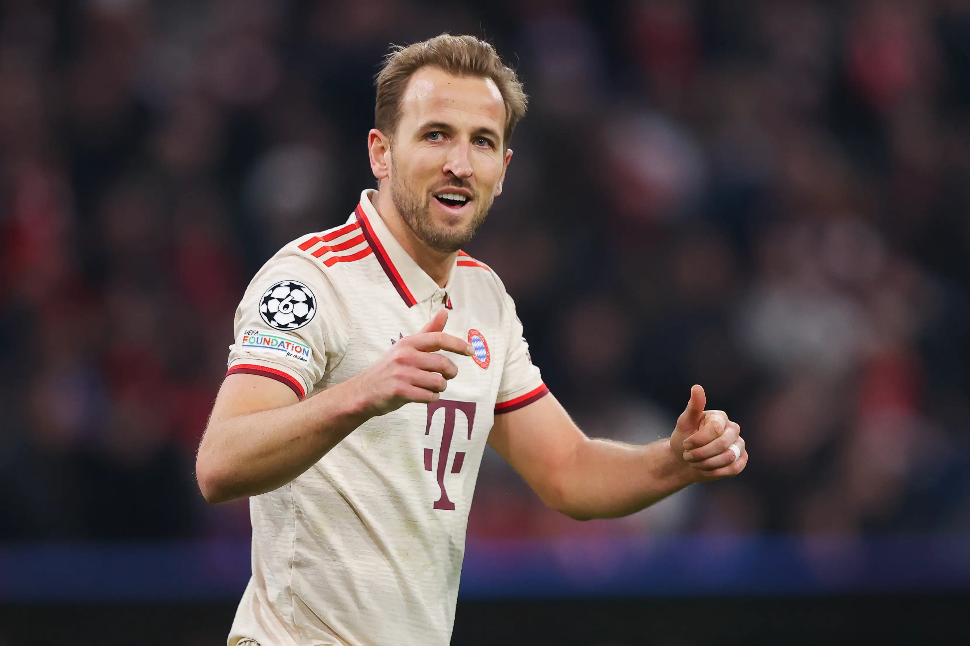 Bayern have been wearing their third kit in Champions League home games. Image: Getty