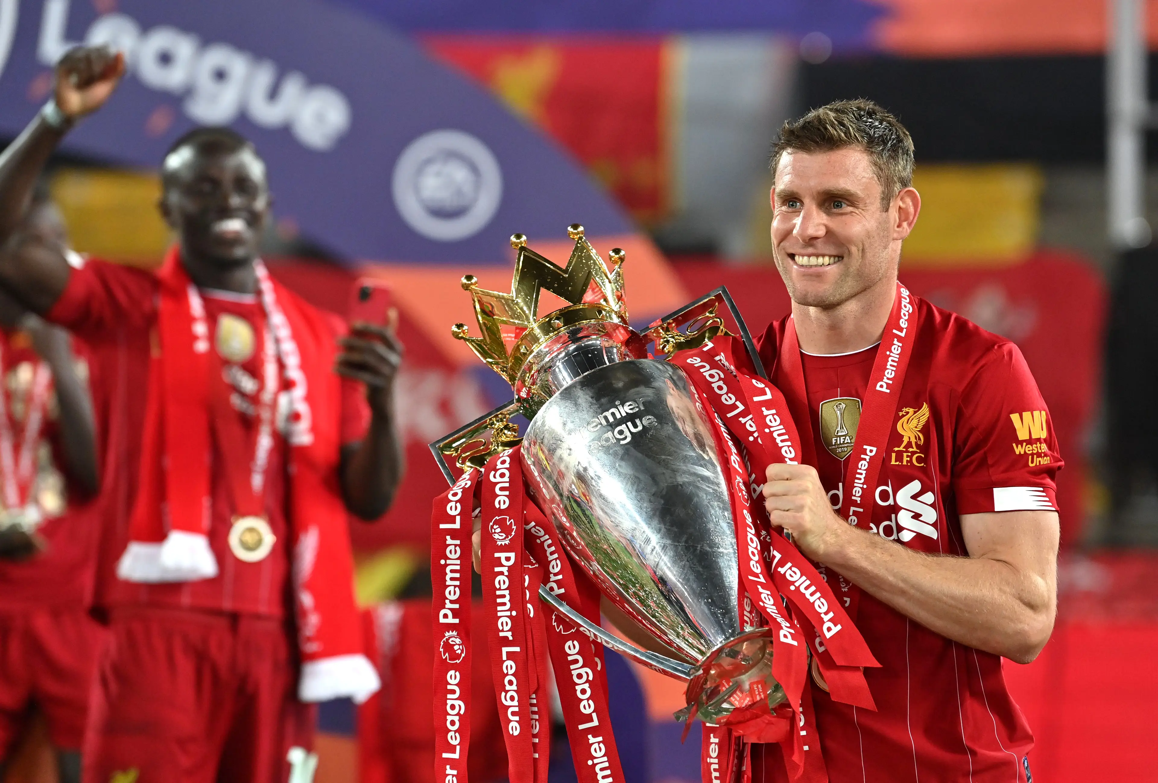 James Milner won the Premier League with Liverpool. Image: Getty