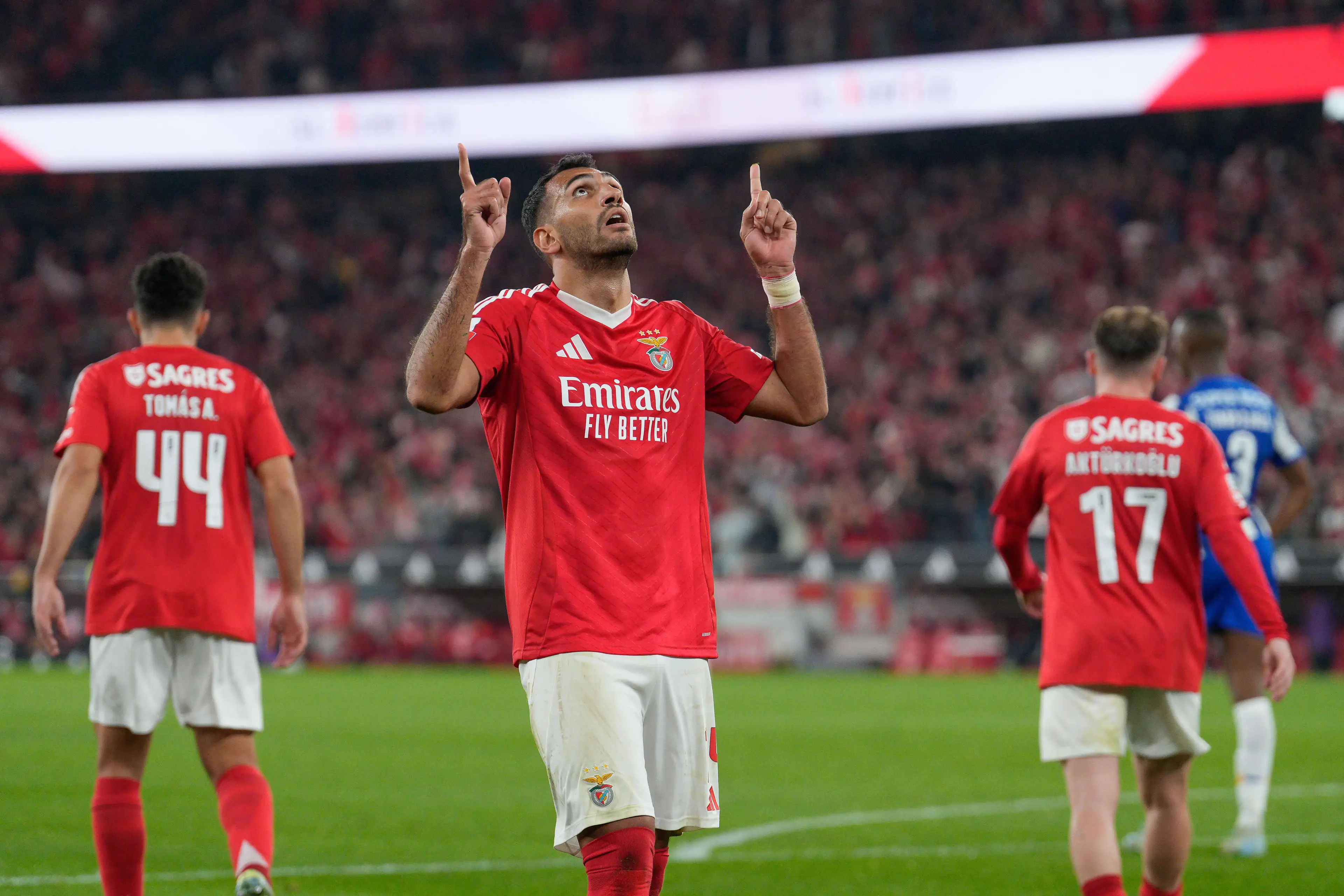 Benfica's Tomas Araujo. (