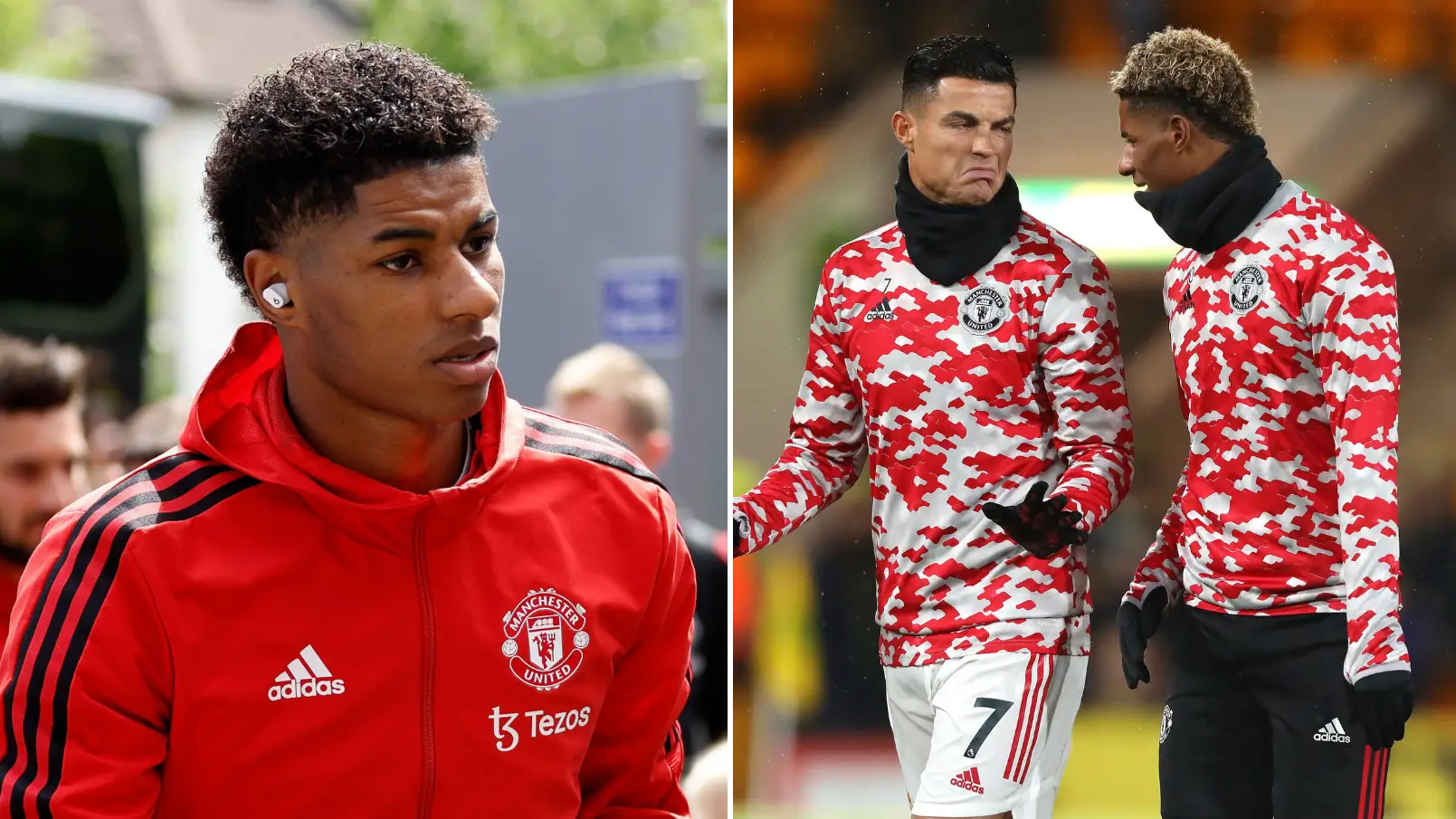 Marcus Rashford Told Not To 'Copy' Cristiano Ronaldo At Man United