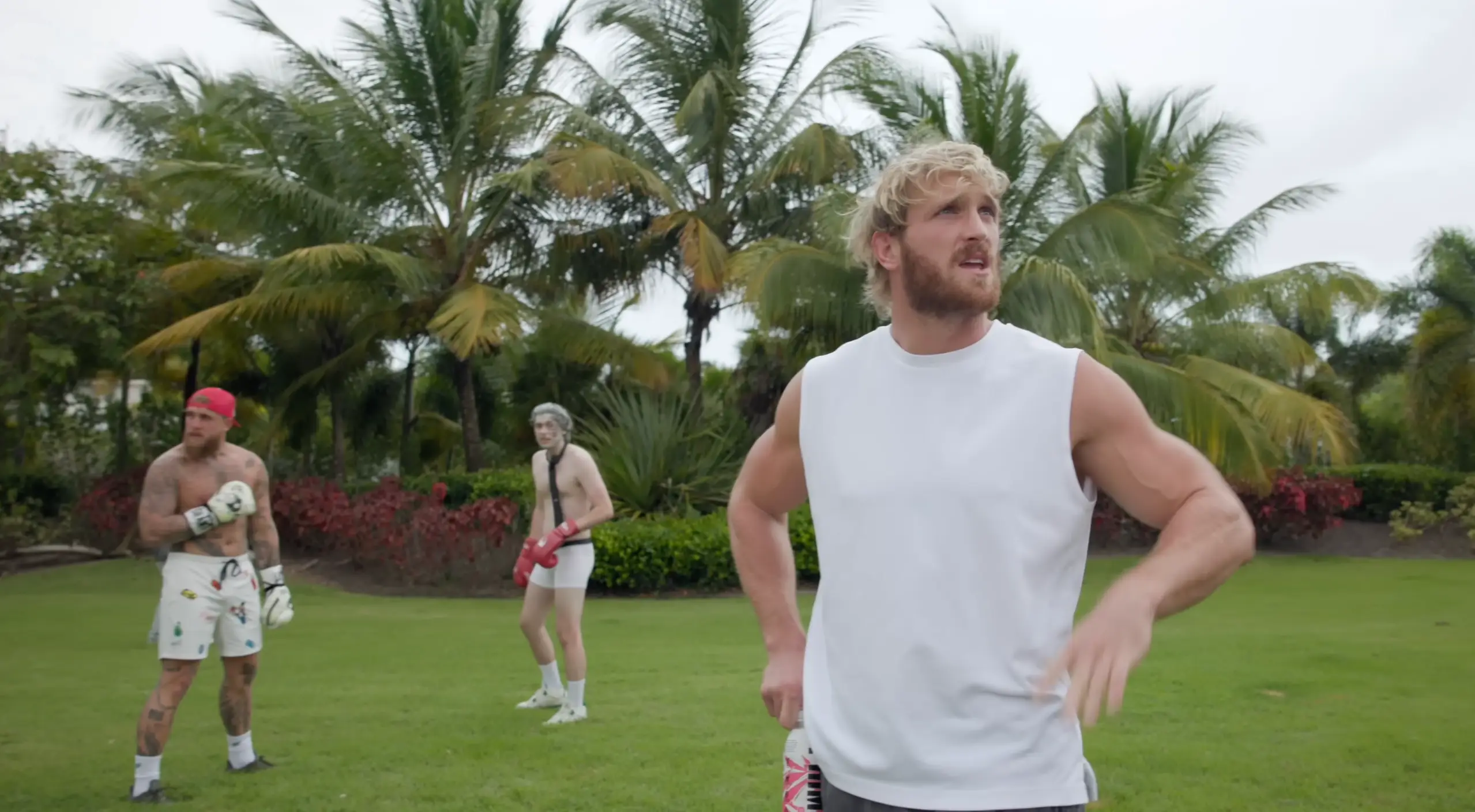 Chrogman went toe-to-toe with the Paul brothers. Image credit: YouTube/Logan Paul