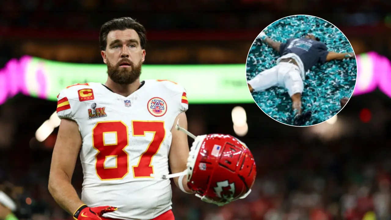 Fans think Eagles star took his feud with Travis Kelce 'too far' after shocking Instagram post following Super Bowl
