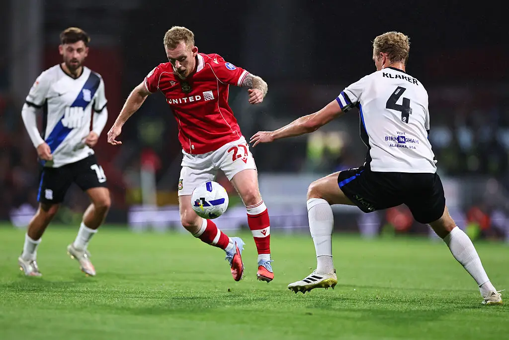 Wrexham drew against Birmingham on Friday (Credit:Getty)