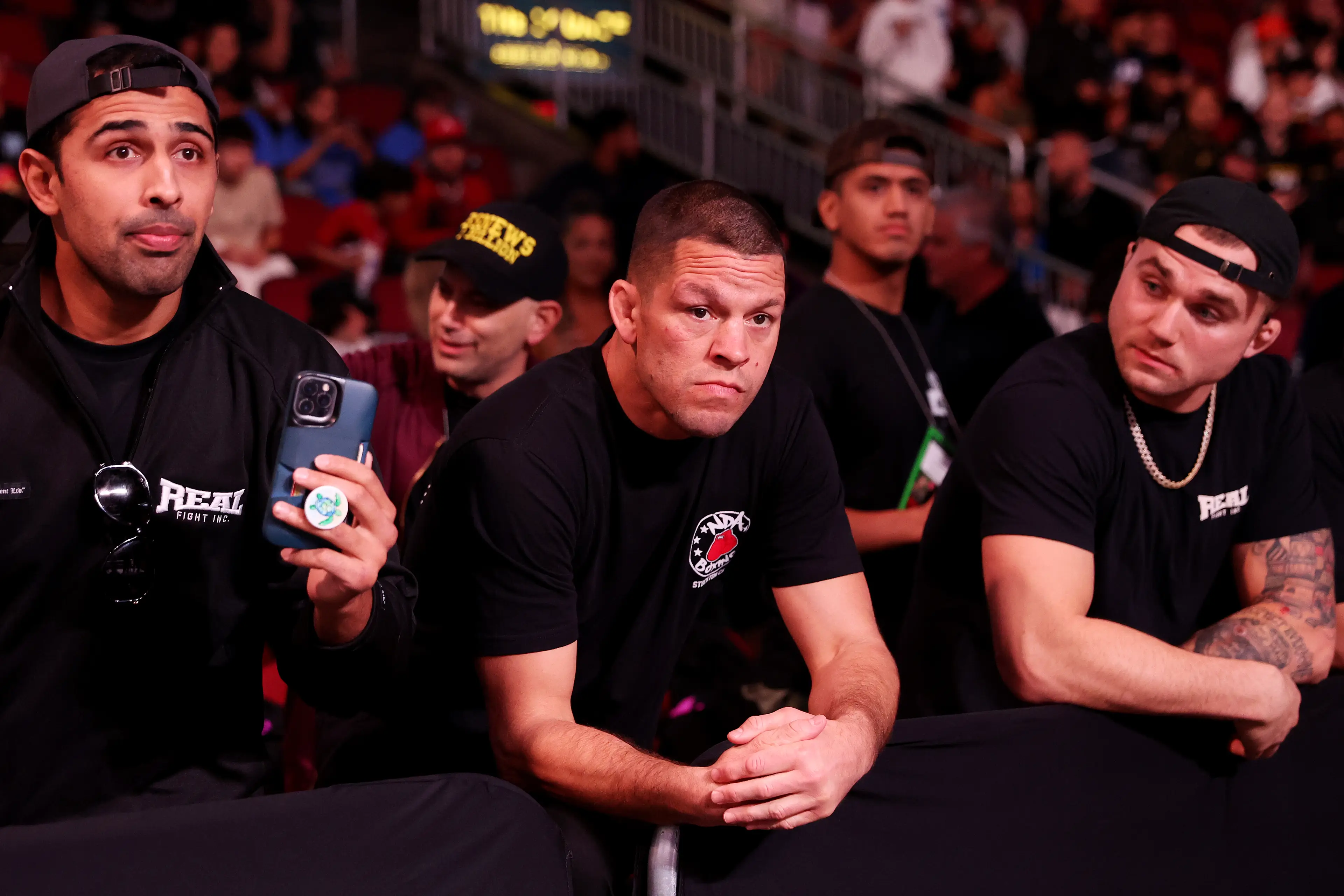 Diaz isn't happy with the idea he'd take a fall. Image: Getty