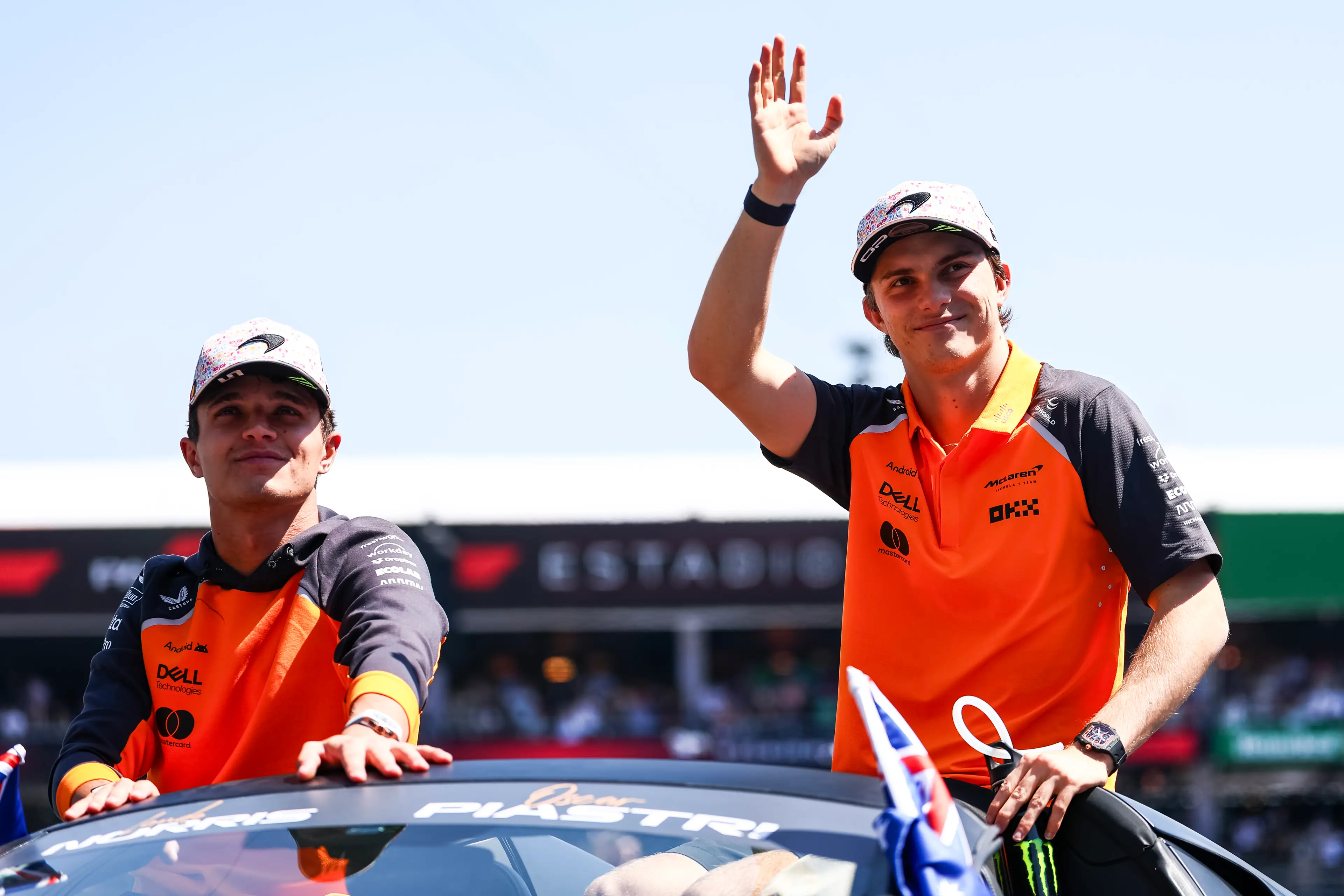Lando Norris and Oscar Piastri at the Mexico Grand Prix. Image credit: Getty
